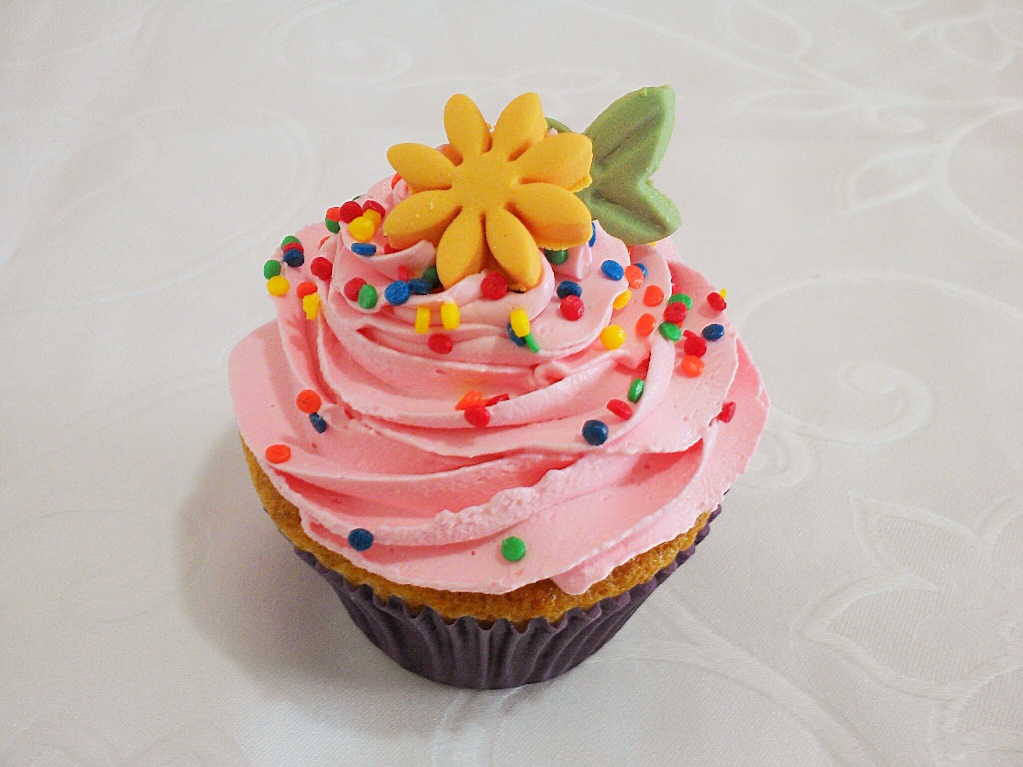 Cobertura de Morango para cupcake